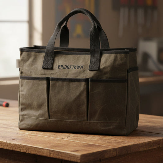 Waxed Canvas Deluxe Garden Tote
