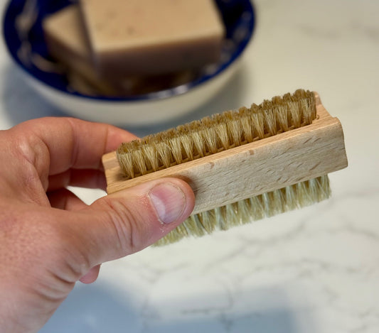 Wooden Nail Brush | Natural Bristle
